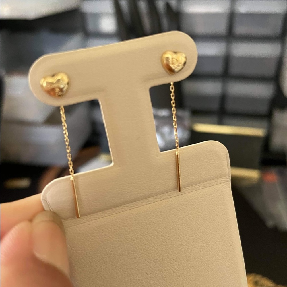 Real Gold 18k Dainty earrings